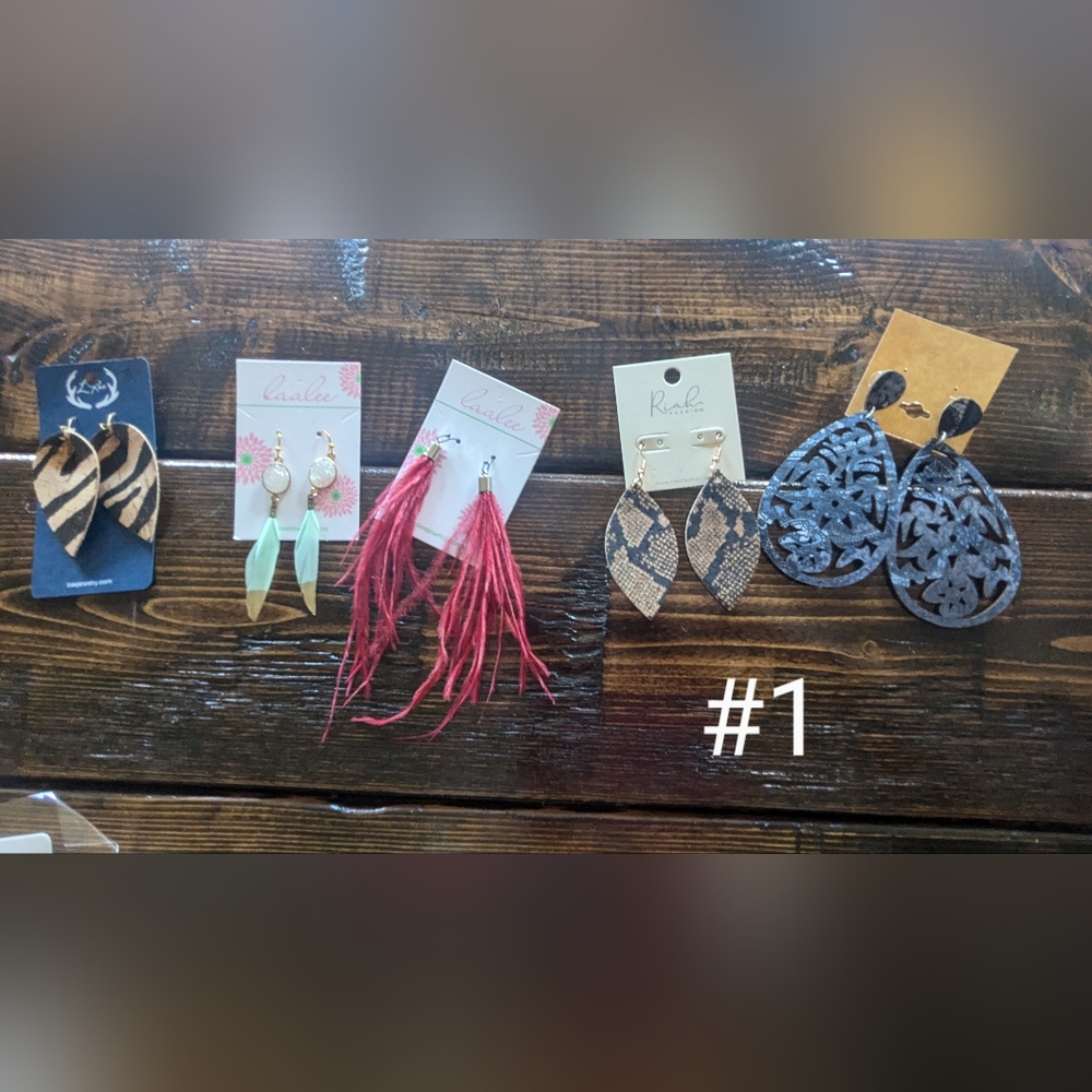 Earrings 5 pairs new BOHO